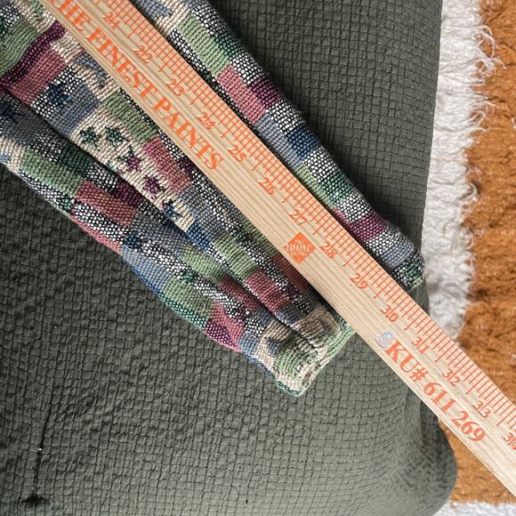 Vintage Blazer Medium New Identity Americana Stars Stripes Patriotic Tapestry - Picture 11 of 11